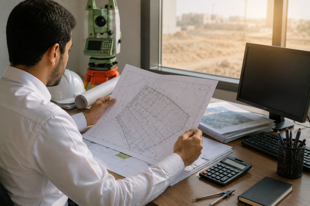 اصدار التقارير المساحيه