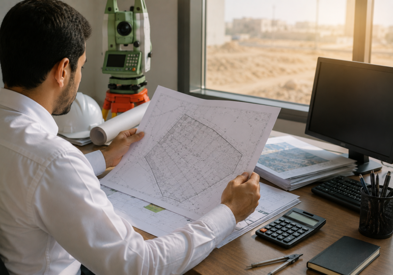 اصدار التقارير المساحيه